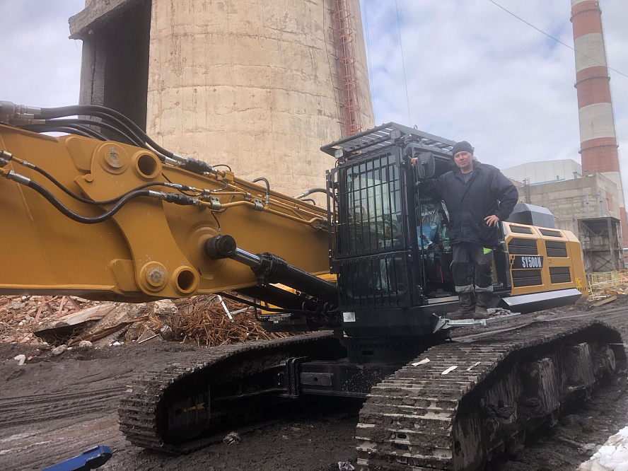 Экскаватор разрушитель гусеничный SANY SYC6028 / SY500HRD Demolition 60 тонн
