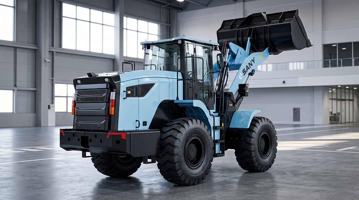 Электрический фронтальный погрузчик SANY SW956E