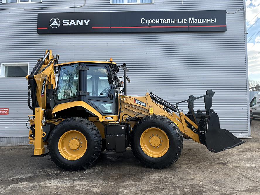 Равноколесный Экскаватор погрузчик SANY BHL 105