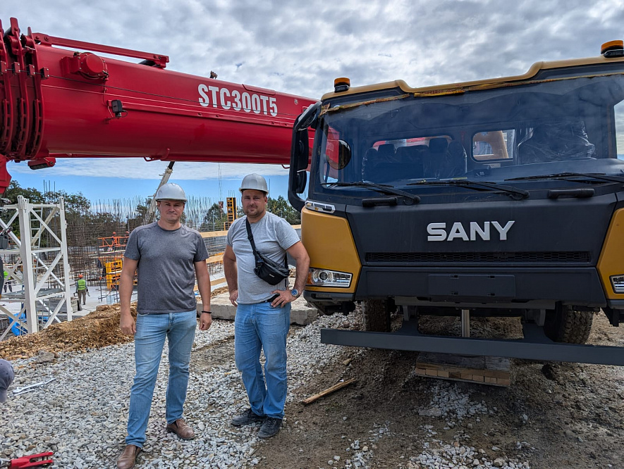 Автокран SANY STC300T5