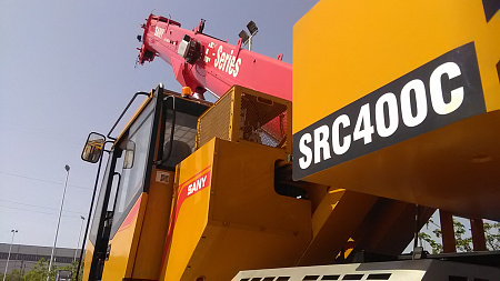 Короткобазный кран Palfinger SANY SRC400T-40С