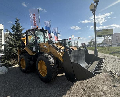 Равноколесный Экскаватор погрузчик SANY BHL 105