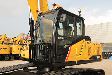 Экскаватор гусеничный SANY SY215C с длинной стрелой Long Reach