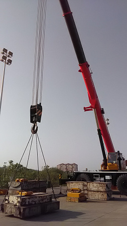 Короткобазный кран Palfinger SANY SRC400T-40С