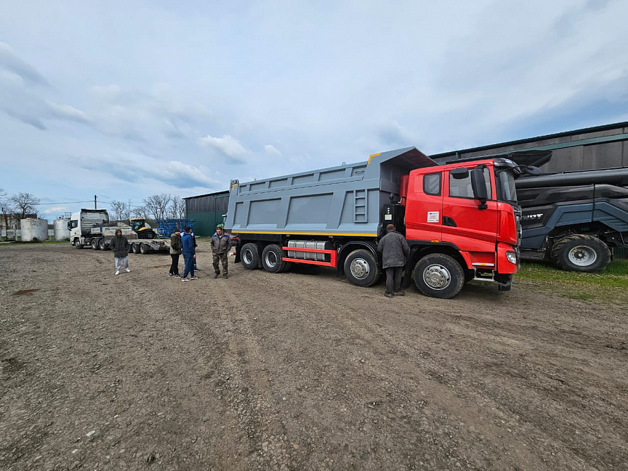 Самосвал SANY SYZ434c 8s v  "У-образный Кузов" 8 на 4