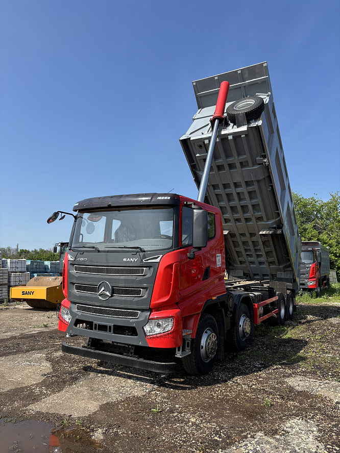 Самосвал SANY SYZ434c 8s v  "У-образный Кузов" 8 на 4