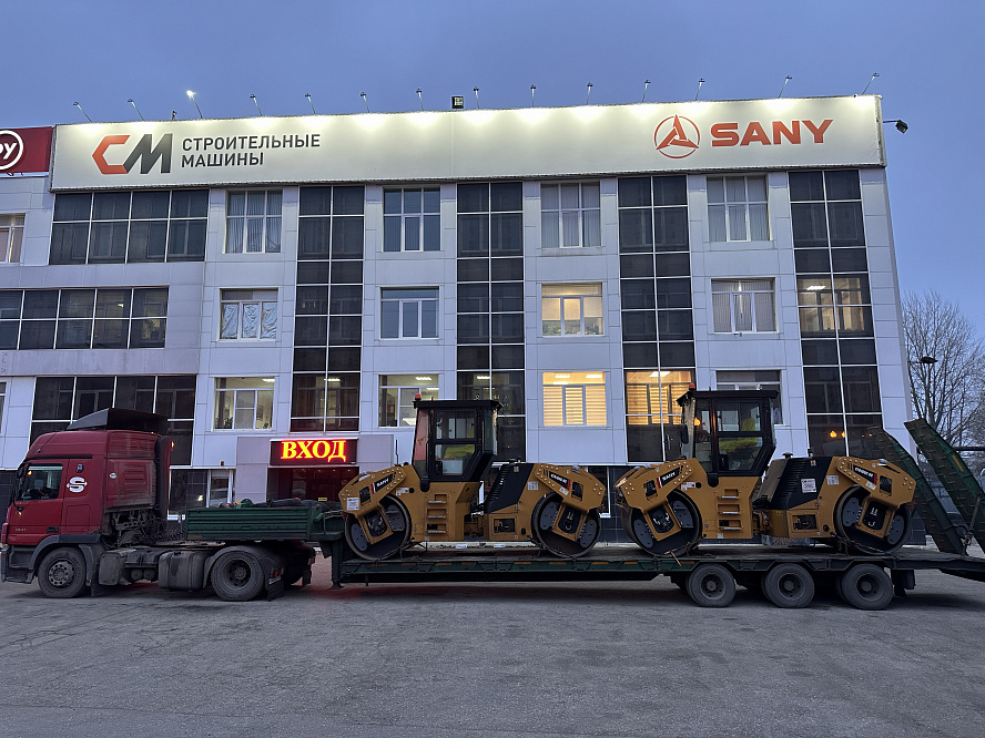 Каток асфальтовый SANY STR100C