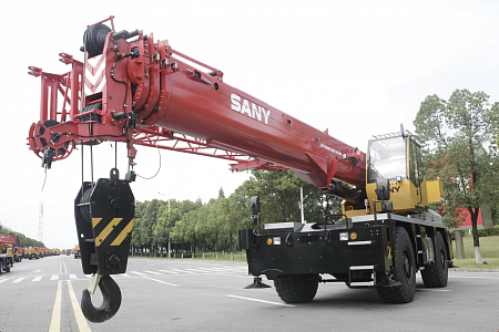 Короткобазный кран Palfinger SANY SRC300C