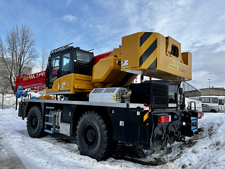 Короткобазный кран Palfinger SANY SRC400T-25˚С