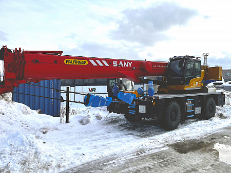 Короткобазный кран Palfinger SANY SRC400T-25˚С