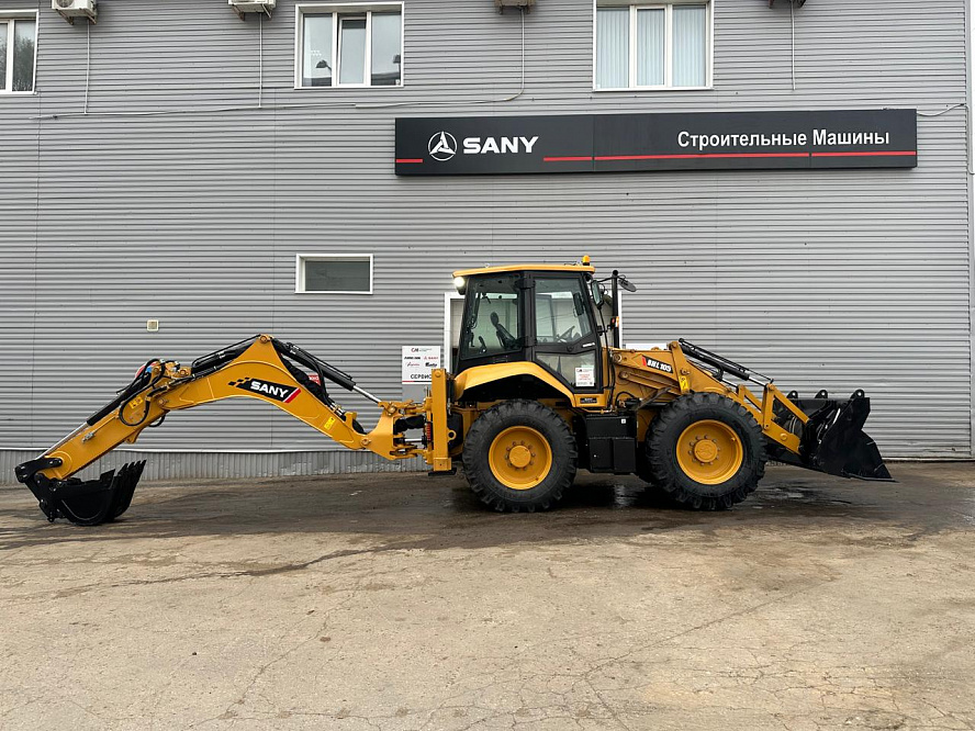 Равноколесный Экскаватор погрузчик SANY BHL 105