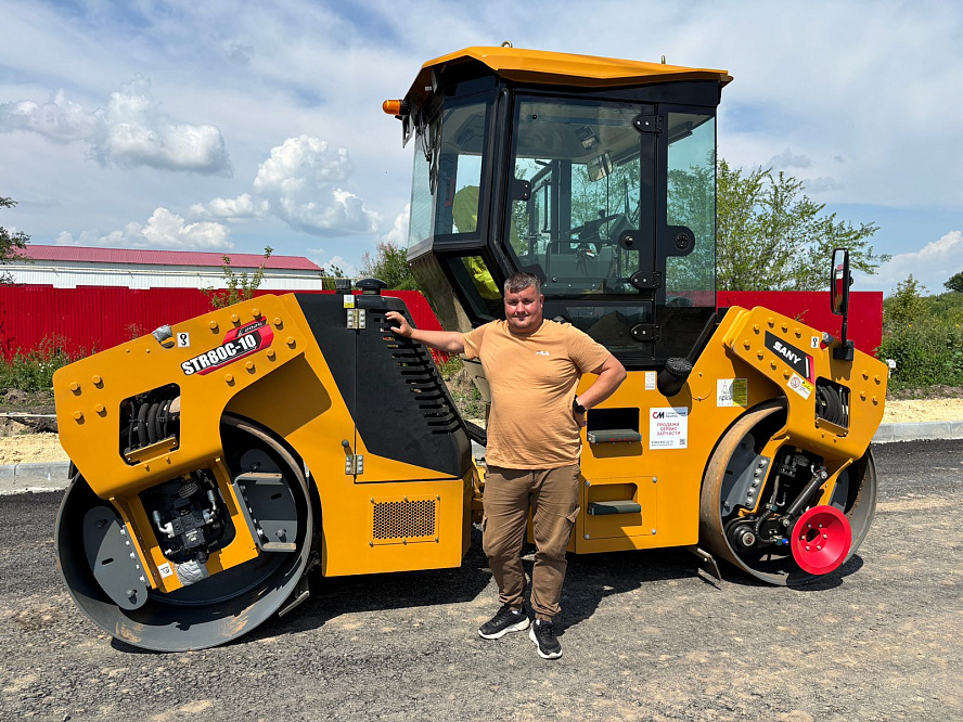 Каток асфальтовый SANY STR80C-10
