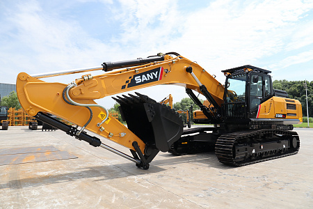 Экскаватор гусеничный SANY SY365H с длинной стрелой 10.5м